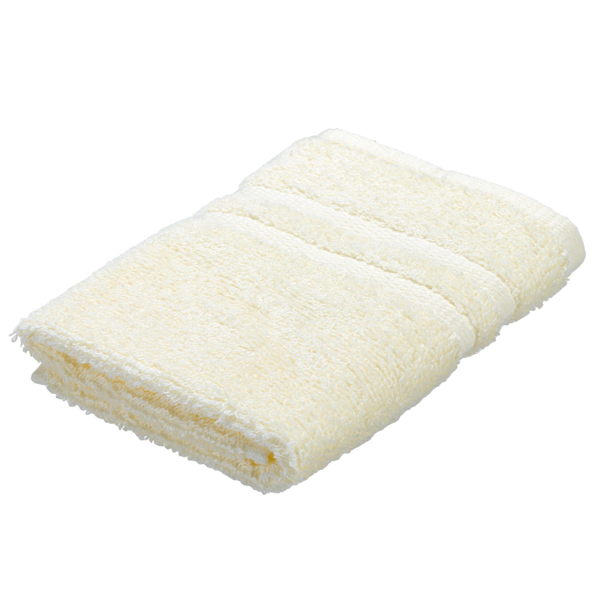 Tesco Face Cloth, Cream 