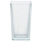 Tesco glass tank vase 18cm