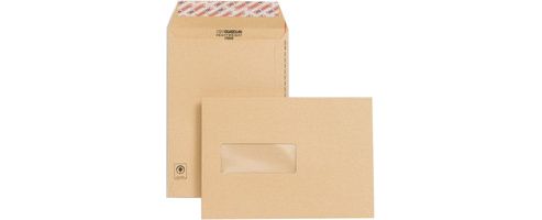 Image of New Guardian Envelope Easy-open C5 Window 130gsm Manilla Pack Of 250 F26639