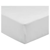 Tesco Double Fitted Sheet, White