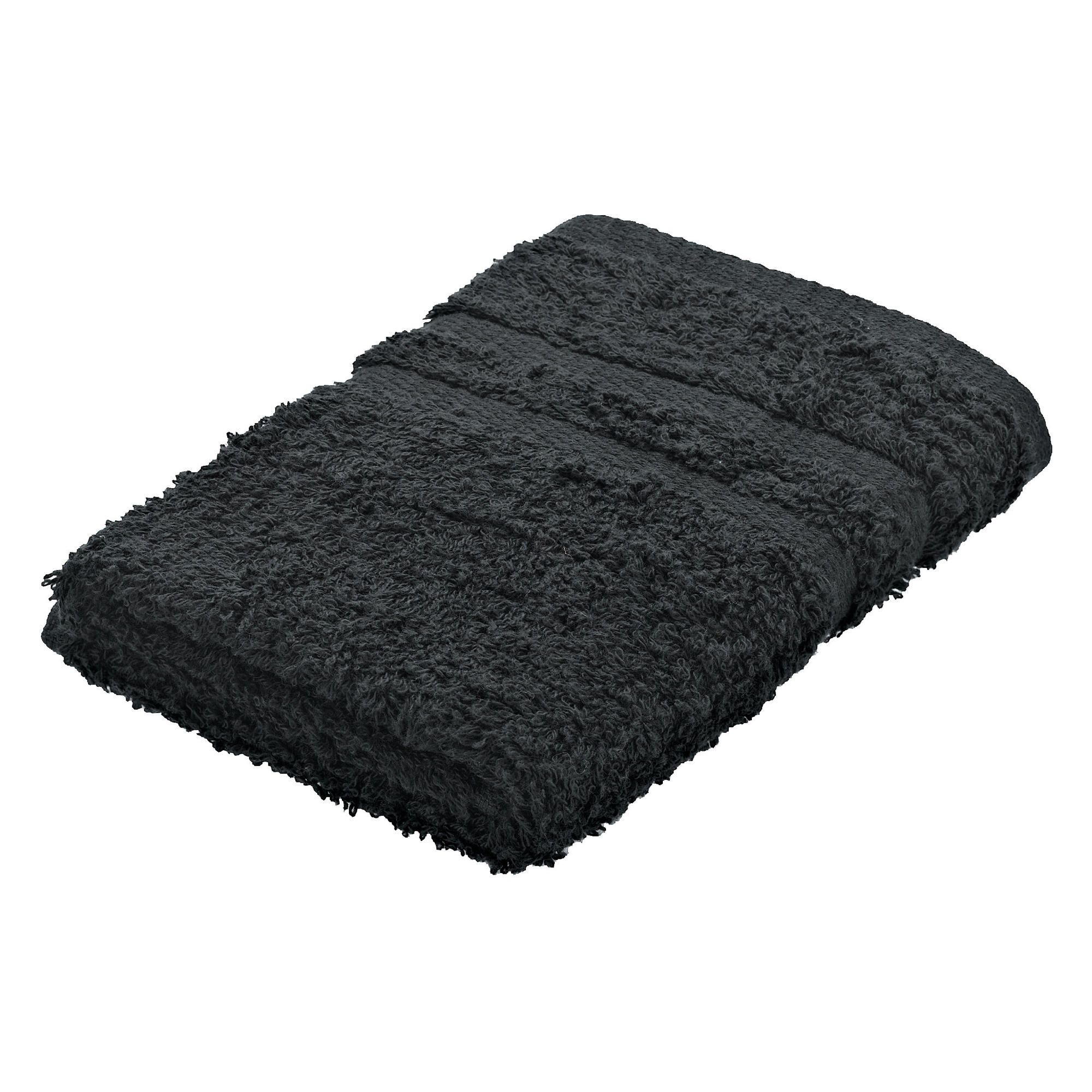 Tesco Face Cloth, Black 