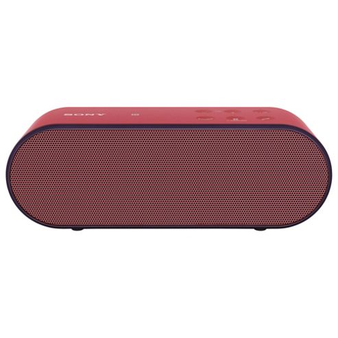 Image of Sony Srx2 Portable Wireless Speaker, Bluetooth & Nfc, Red