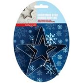 Set of three Christmas Star Cookie Cutters
