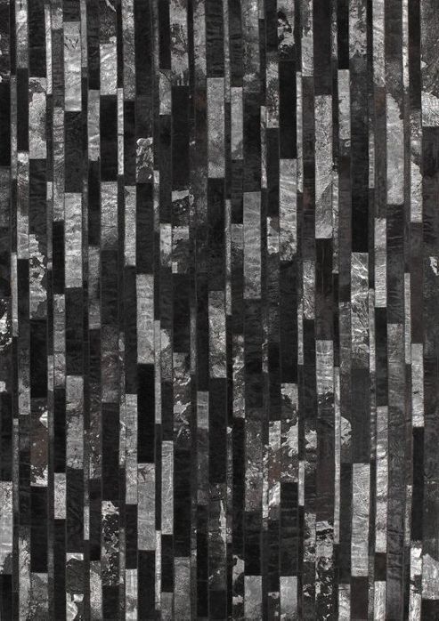 Image of Angelo Star Black Skin Rug - 240cm X 170cm (7 Ft 10.5 In X 5 Ft 7 In)