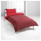Tesco Reversible Single Duvet Set, Red & Dark Red