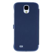 Anymode Samsung Elite Saffiano Pattern Leather Flip Case for Samsung Galaxy S4 - Blue