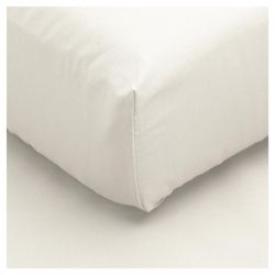 Tesco 100% Cotton Single Fitted Sheet, White