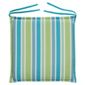 Tesco Cushion Seat Pad 2pk, Blue Stripe/Blue