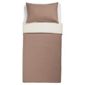 Tesco Reversible Single Duvet Set, Light & Dark Natural