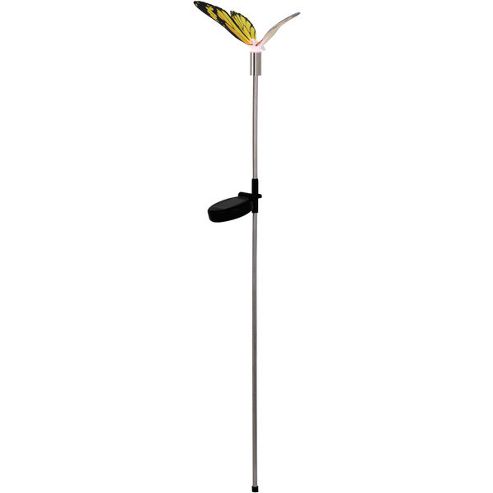 Image of Naeve Leuchten Butterfly 1 Led Solar Light - Yellow