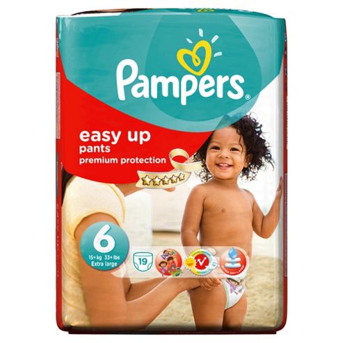 Image of Pampers Easy Upscarry Pk Size6 19 Nappies