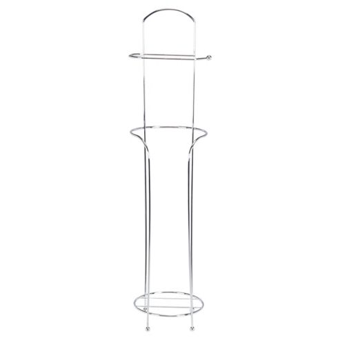 Image of Tesco Chrome Wire Toilet Roll Store And Holder