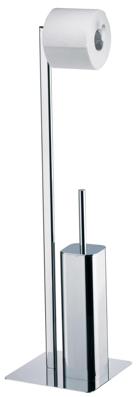 Image of Sanwood Birmingham Toilet Brush Set In Chrome
