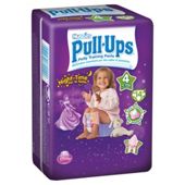 Huggies Pull Ups Size 4 Girl Night Time 14