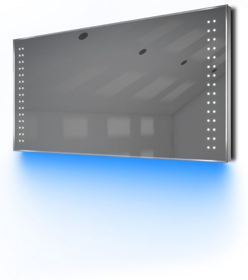 Image of Ambient Ultra-slim Led Bathroom Mirror With Demister Pad & Sensor K7b