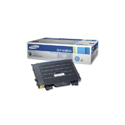 Image of Samsung Clp-510d5c Cyan (yield 5,000 Pages) Toner Cartridge For Clp-510 Laser Printers