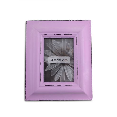 Image of Antique Finish Wooden Photo / Photograph Frames In Lilac 5 X 3.5"