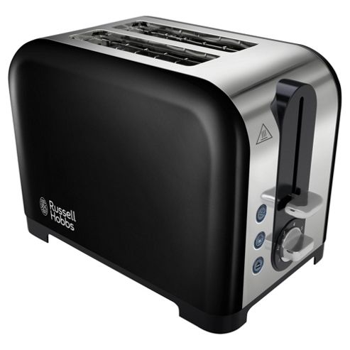 Image of Russell Hobbs 22392 Canterbury 2 Slice Black Toaster