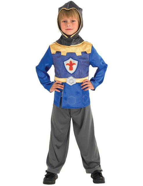 Image of Child Knight Costume (blue & Gold) Medium