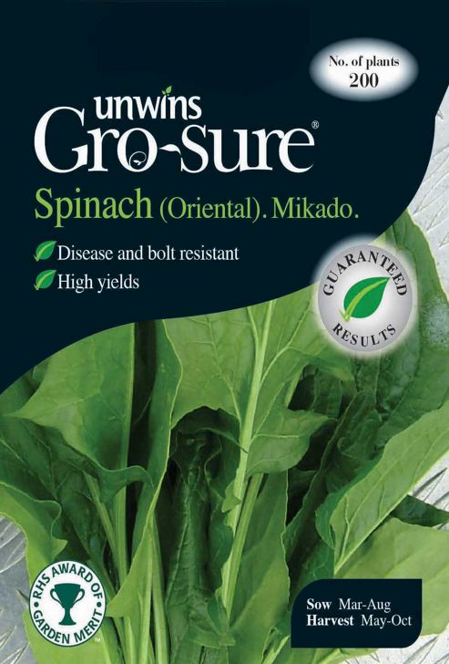Image of Spinach Oriental Mikado F1