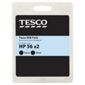 Tesco H90 remanufactured Black Printer Ink Cartridge twin pack (Compatible with printers using HP 56 Cartridge)