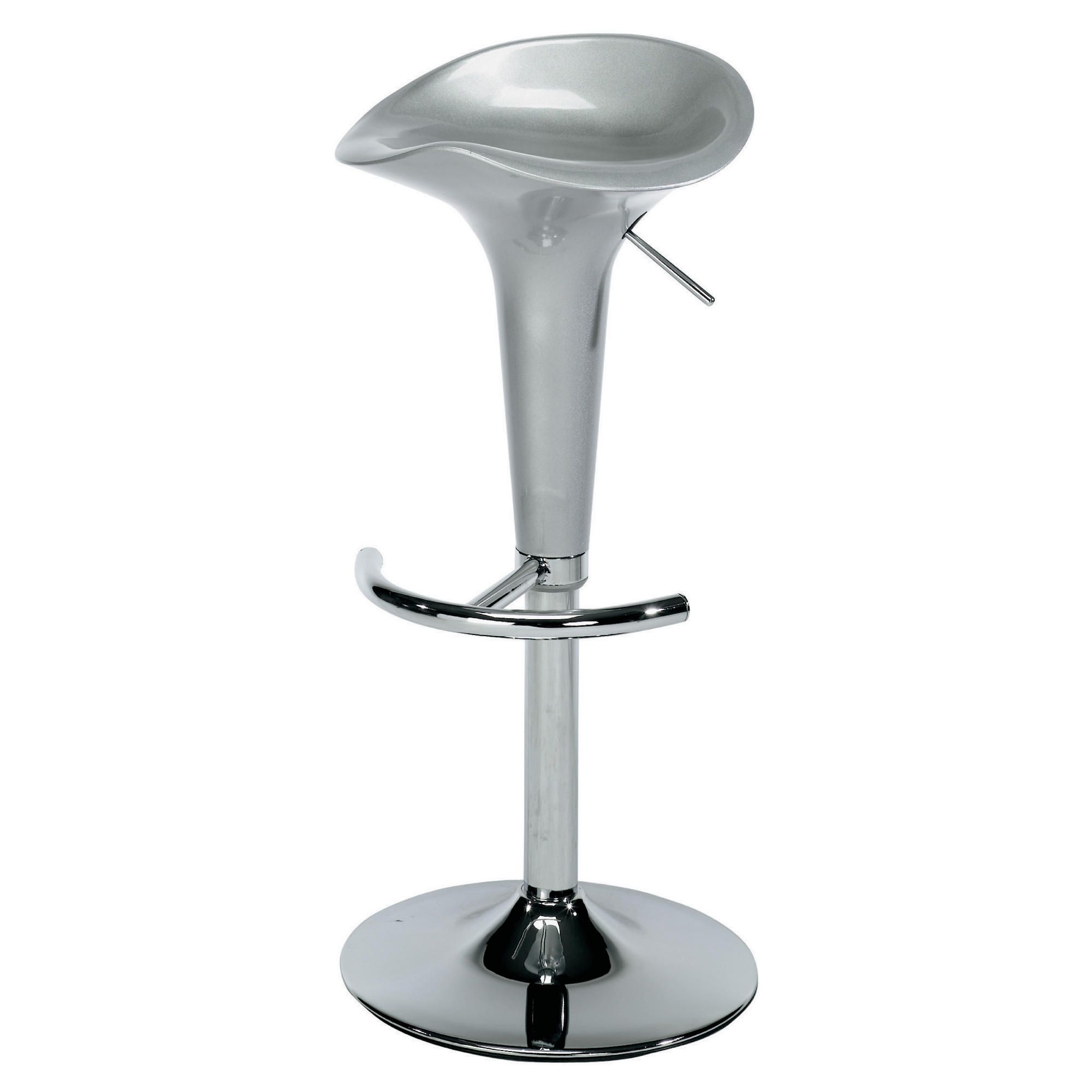 Rocco barstool, silver