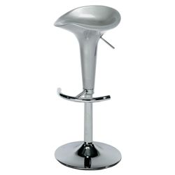 Rocco barstool, silver