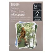 Tesco 6x4 Photo Paper - 50 Sheets