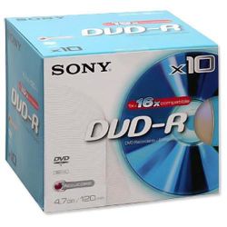 Sony DVD-R pack of 10