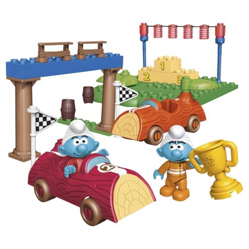 Image of Mega Bloks The Smurfs Race Playset