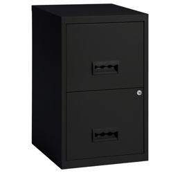 Pierre Henry A4 2 Drawer Maxi Filing Cabinet, Black