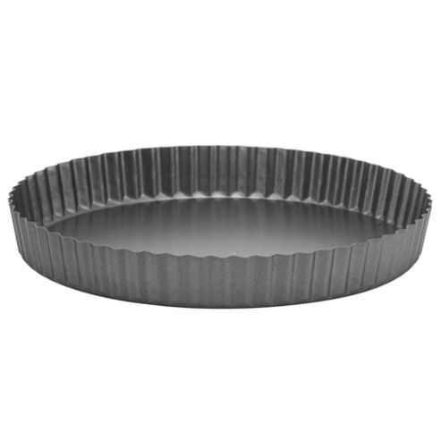 Image of Go Cook Professional 26x4cm Fluted Loose Base Quiche Pan