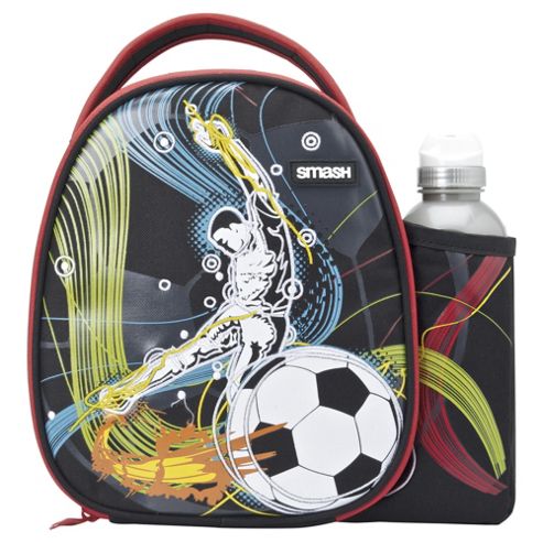 Image of Smash Football Lunch Bag And Water Bottle Set