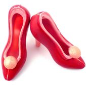 Small Chocolate Shoes - Red and Gold