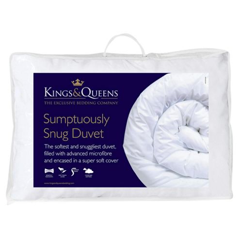 Image of Kings & Queens Sumptuously Snug 13.5 Tog Duvet, Single