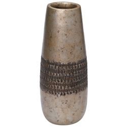 Tesco Terracotta Antique Finish Debossed Vase Large