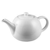 Tesco White Porcelain Teapot