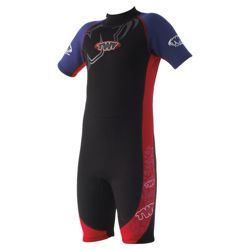 TWF Wetsuit Shortie Kids' age 10/11 Red