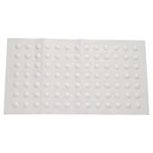 Tesco Rubber Bubble Bath Mat White