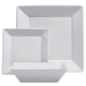 Tesco square porcelain 12 piece set