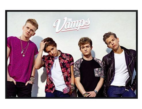 Image of Gloss Black Framed The Vamps Somebody To You Poster