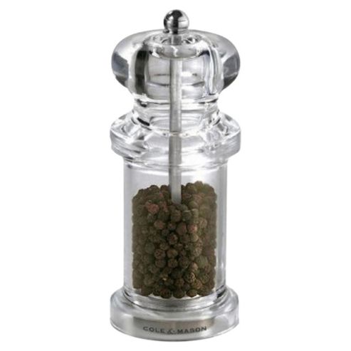Image of Cole & Mason 505 Acrylic Pepper Mill, Clear