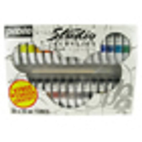 Image of Pebeo Studio Acrylic Sets - 30 X 20ml Set + Brush