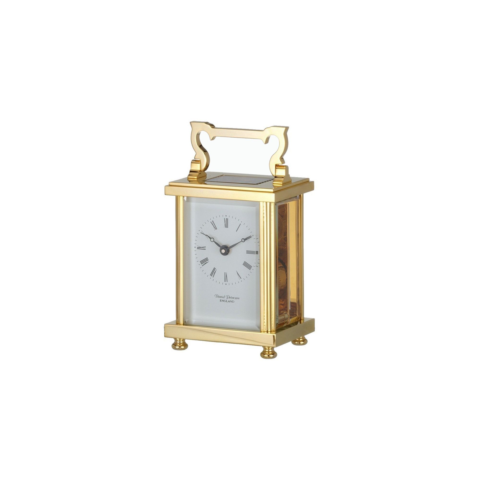 David Peterson Ltd 8 Day Heavy Flat Carriage Clock at Tesco Direct