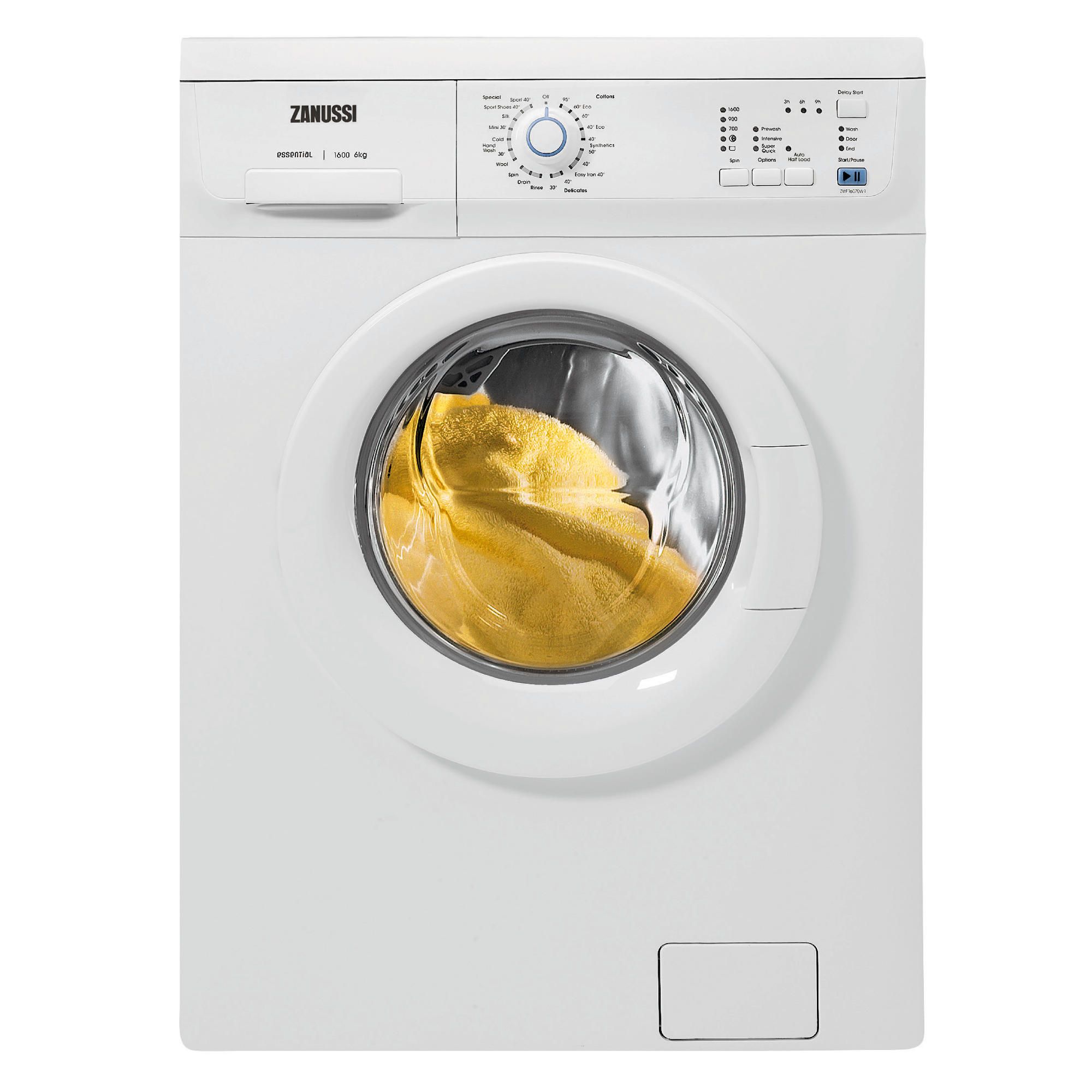 Zanussi ZWF16070W1 white washing machine