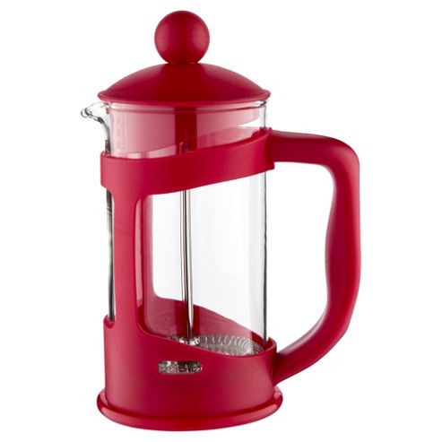 Image of Tesco Cafetiere Red Plastic, 3 Cup