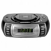 Tesco CDCR-108B CD Clock Radio Silver