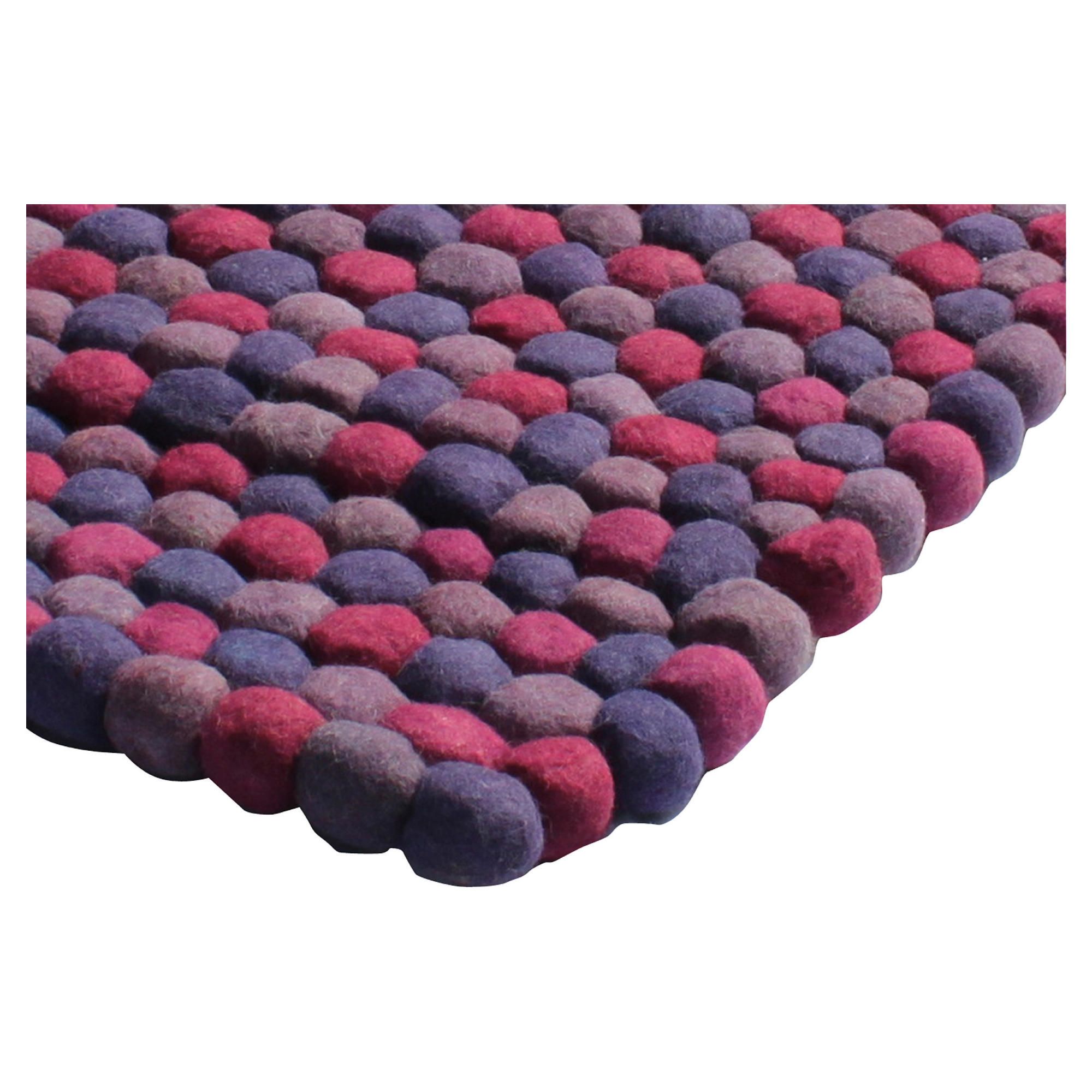 The Ultimate Rug co. Rocks Rug Plum 120x170cm at Tesco Direct