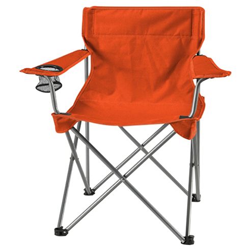 Image of Tesco Adult Folding Chair Orange