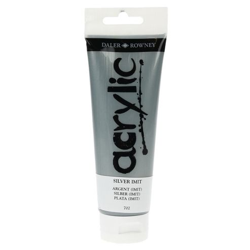 Image of Daler Graduate Acrylic Silver Imit 120ml